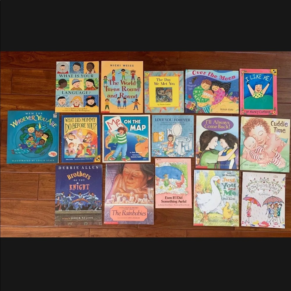15 Kids Picture Book lot Parent Child Love You Forever adoption Whoever You Are